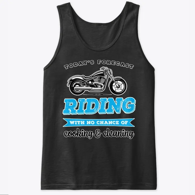 Riding Forecast Funny Biker Shirt 