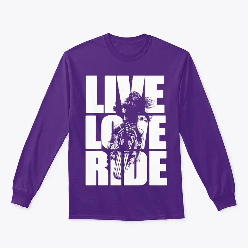 Live Love Ride for Bikers Apparel