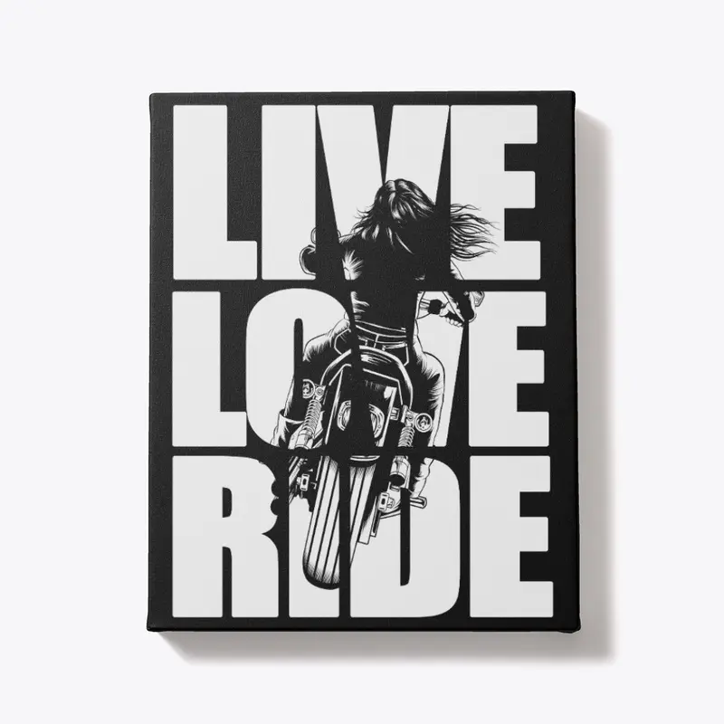 Live Love Ride for Bikers Apparel