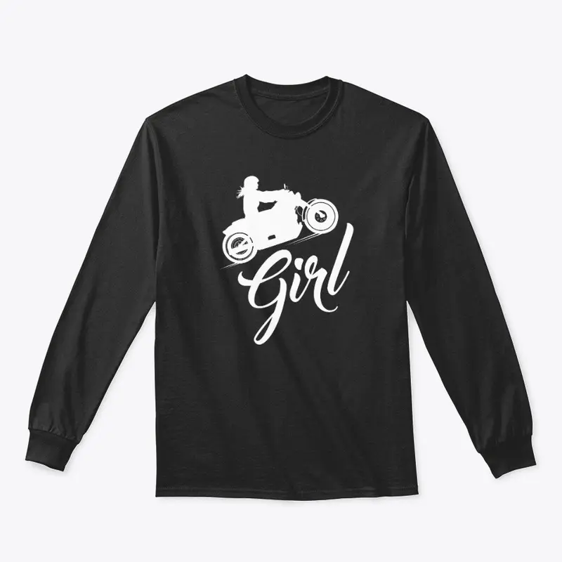 Motorcycle Girl Graphic for Women Bikers