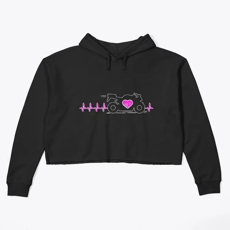 Moto Love Heartbeat Biker - Pink