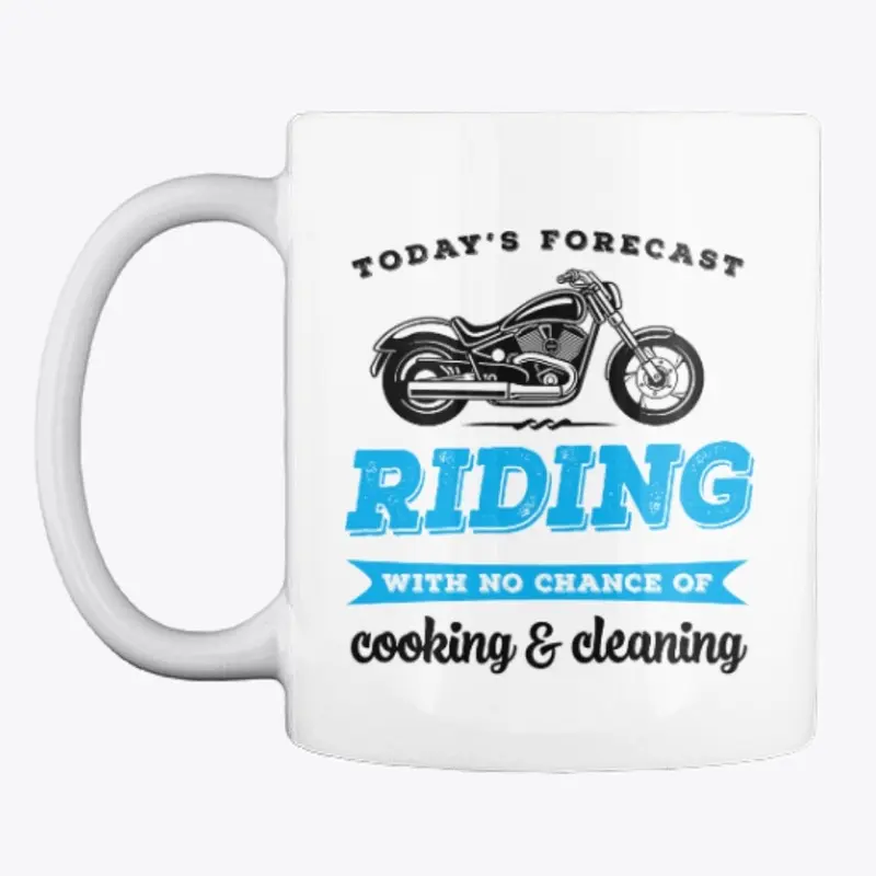 Riding Forecast Funny Biker Gift for Her