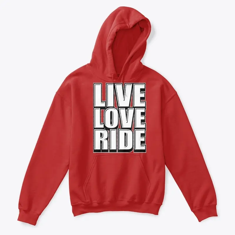 Live Love Ride Graphic Tops for Riders