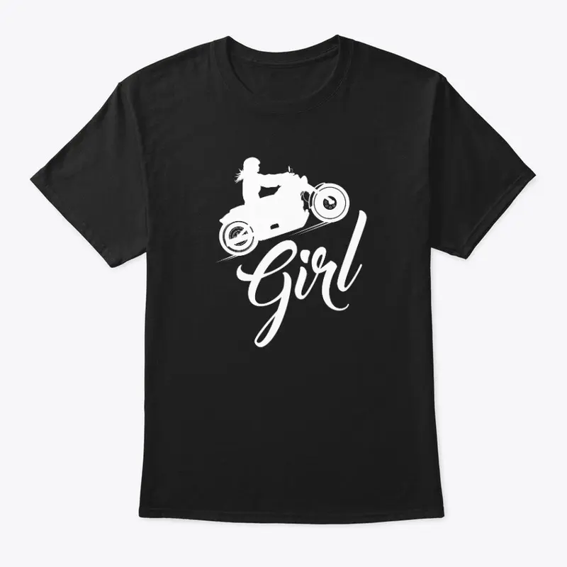 Motorcycle Girl Graphic for Women Bikers