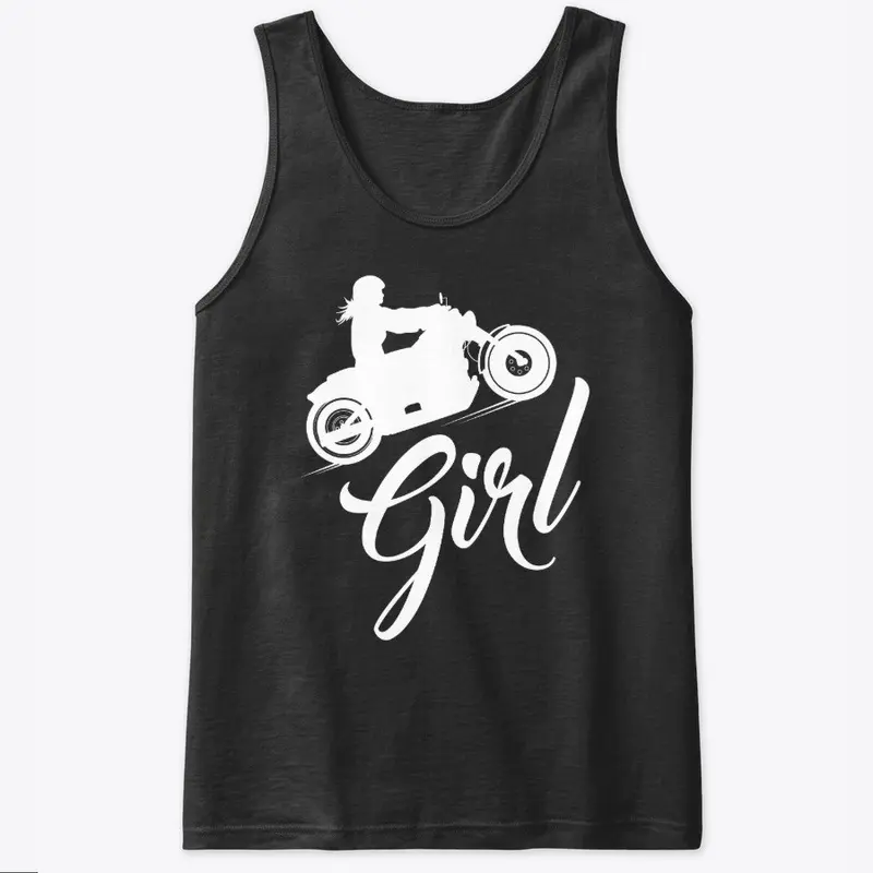 Motorcycle Girl Graphic for Women Bikers